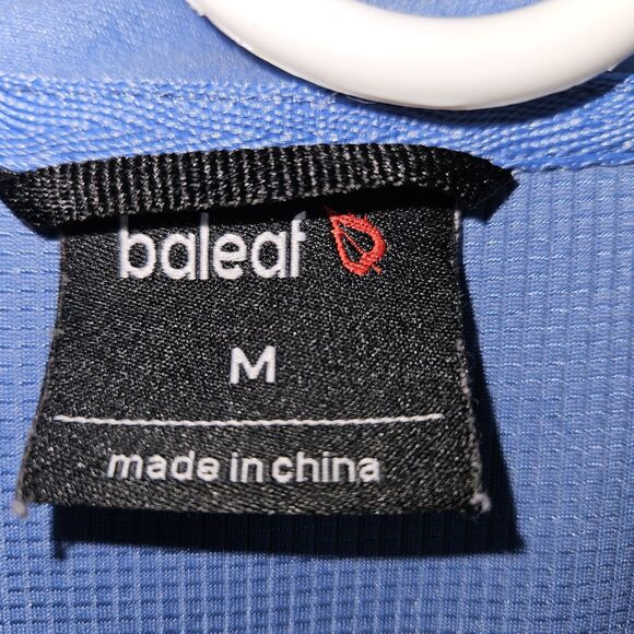 Baleaf Vest Men Medium Blue Full Zip Pockets Performance Hiking Activewear - Picture 4 of 9